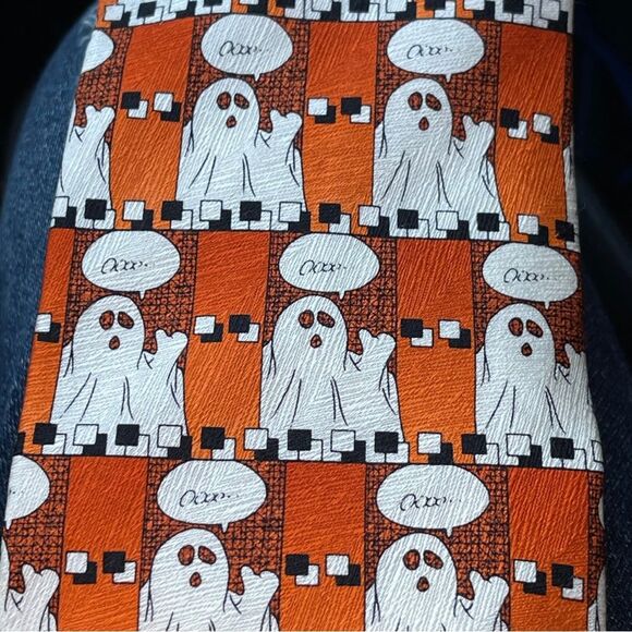 Halloween Novelty Silk Necktie - Picture 9 of 12